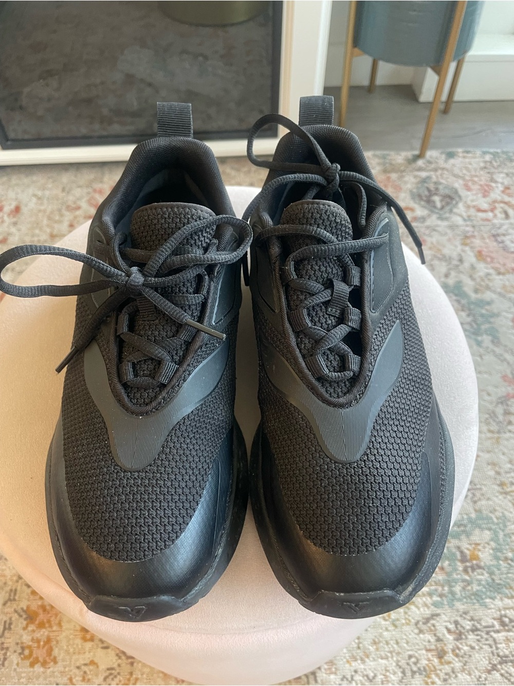 Vessi Tidal Black Lace Up Athletic Waterproof Sneakers